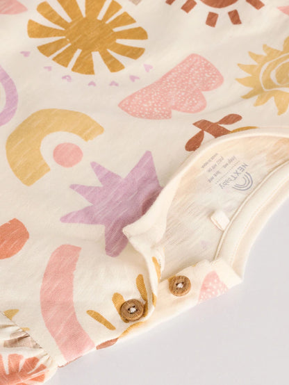 |BabyGirl| Macacão Floral Mono para Bebê Bloomer (0 meses a 3 anos)