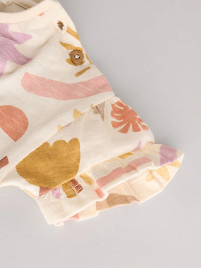 |BabyGirl| Macacão Floral Mono para Bebê Bloomer (0 meses a 3 anos)