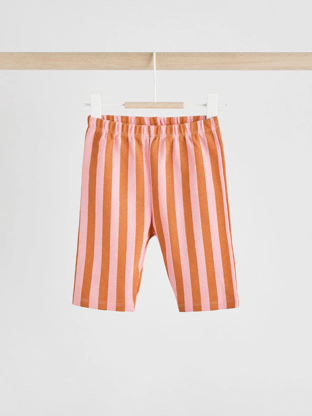|BabyBoy| Conjunto De Blusa e Calça De Manga Curta Coral/Laranja/Rosa Para Bebê