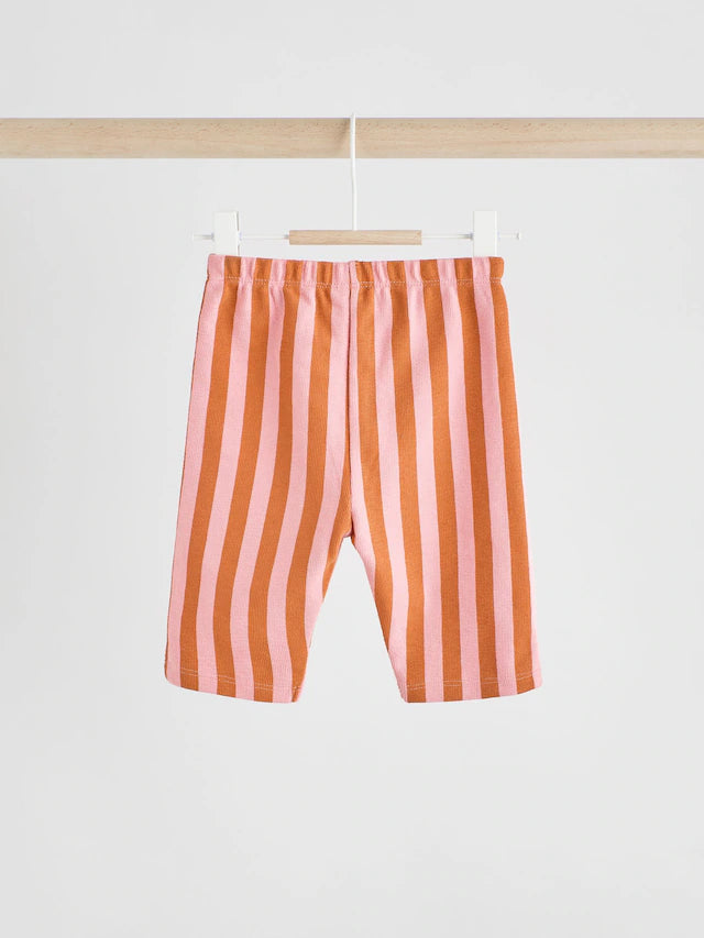 |BabyBoy| Conjunto De Blusa e Calça De Manga Curta Coral/Laranja/Rosa Para Bebê