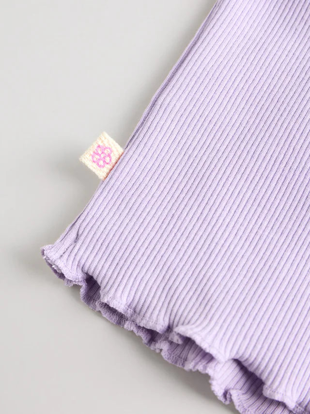 |BabyGirl| Blusa e Leggings Lilás Roxo Para Bebê Manga Curta