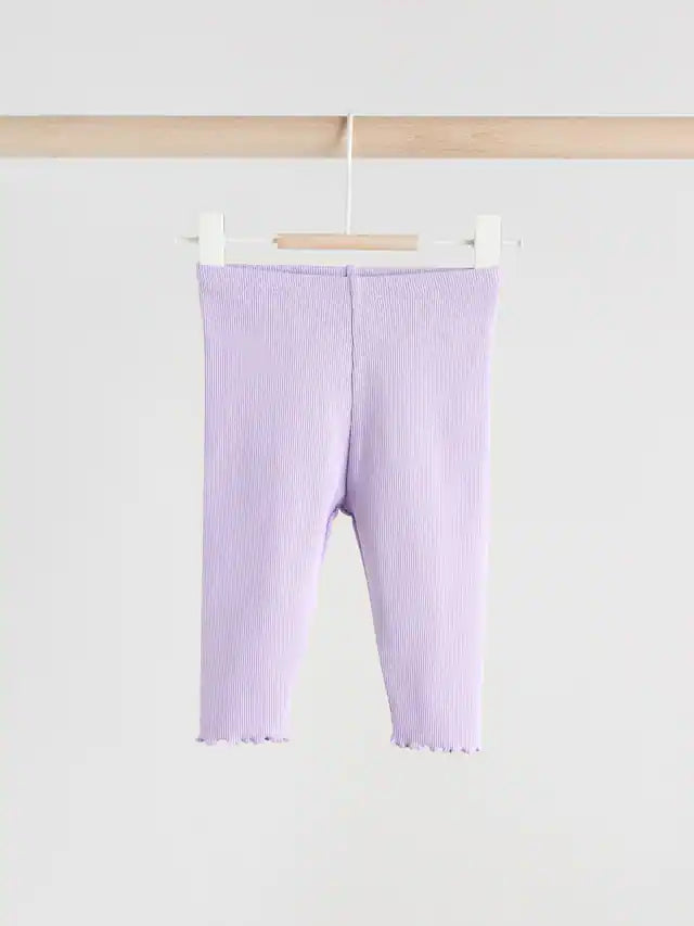|BabyGirl| Blusa e Leggings Lilás Roxo Para Bebê Manga Curta