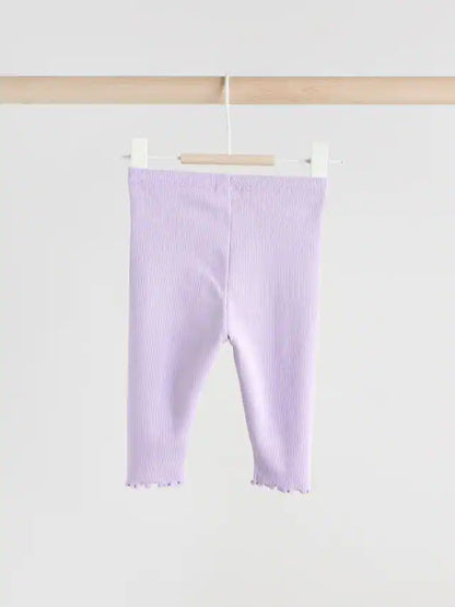 |BabyGirl| Blusa e Leggings Lilás Roxo Para Bebê Manga Curta