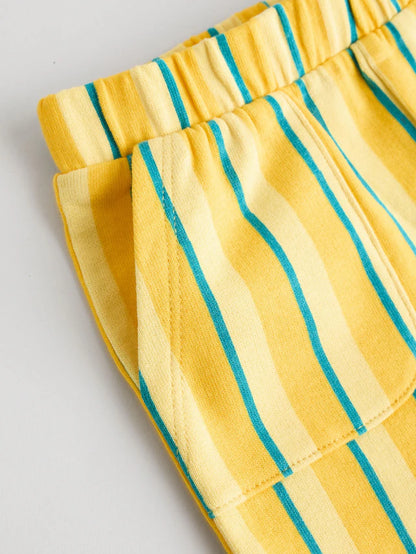 |BabyBoy| Conjunto De Camiseta e Shorts Verde/Amarelo Para Bebê