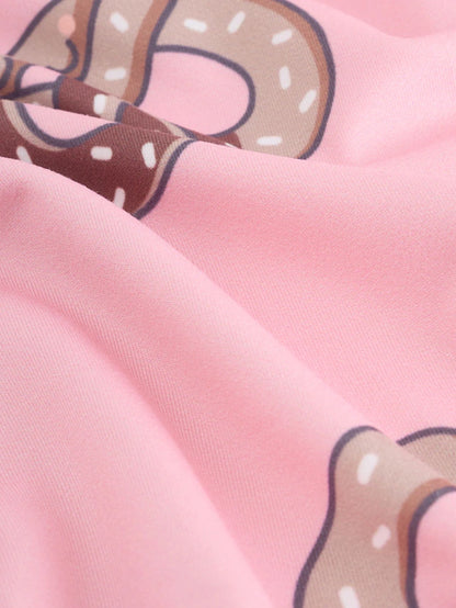 |BigGirl| Pacote Com 2 Camisolas Com Estampa De Abacate Rosa/Roxa (3-16 anos)