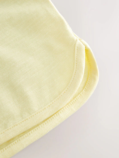 |Girl| Camiseta Amarela Sun Manga Curta 100% Algodão (3 meses a 7 anos)