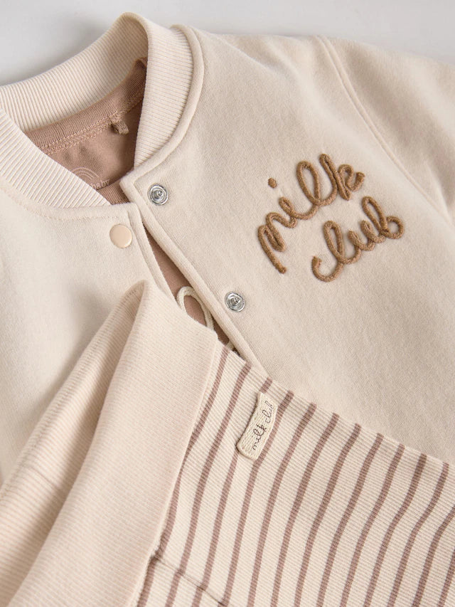 |BabyBoy| Conjunto De Presente Para Bebês Neutral Milk Club com 7 Peças (0-18 meses)