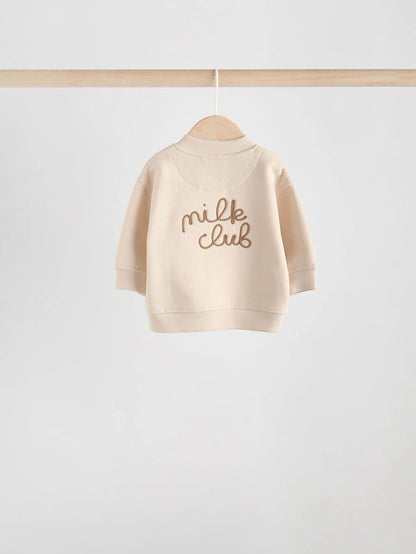 |BabyBoy| Conjunto De Presente Para Bebês Neutral Milk Club com 7 Peças (0-18 meses)