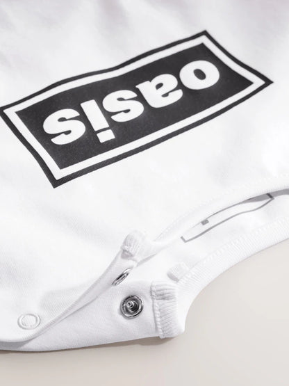 |BabyBoy| Macacão De Bebê Com Faixa Branca e Preta