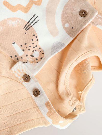 |BabyBoy| Conjunto De Macacão e Macacão Infantil 100% Algodão Mineral Character Jersey (0 meses-