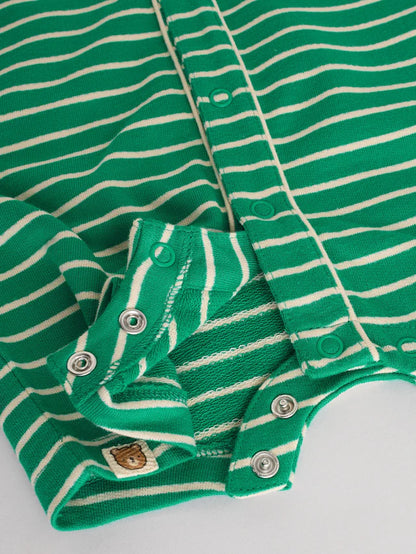 |BabyBoy| Macacão Universitário 100% Algodão Brilhante, Pacote com 2