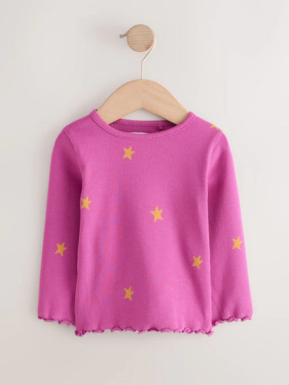 |Girl| Conjunto De Macacão Jeans Cósmico (3 meses a 7 anos)