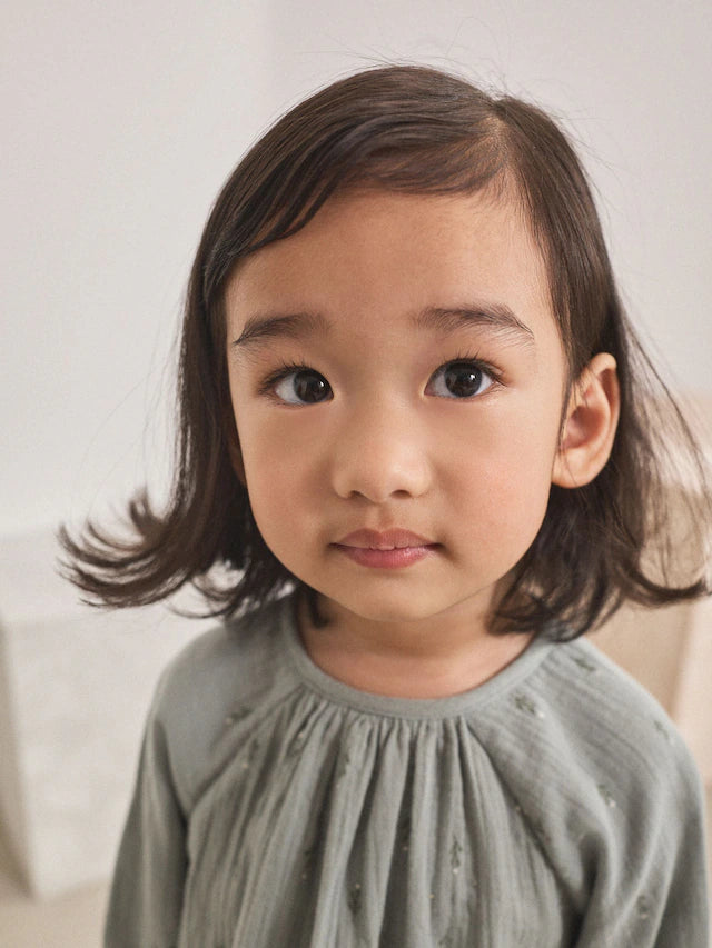 |Girl| Conjunto De Shorts e Blusa Verde Puffball (3 meses a 7 anos)