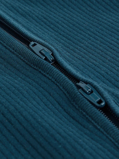 |BabyBoy| Pacote Com 3 Macacões Azuis Para Bebês Com Zíper Bidirecional (0 a 2 anos)