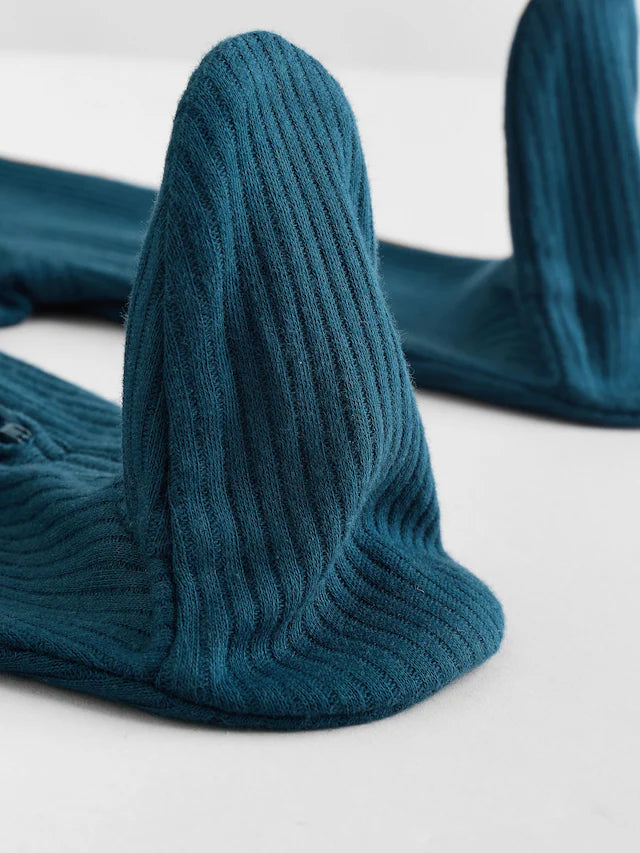 |BabyBoy| Pacote Com 3 Macacões Azuis Para Bebês Com Zíper Bidirecional (0 a 2 anos)