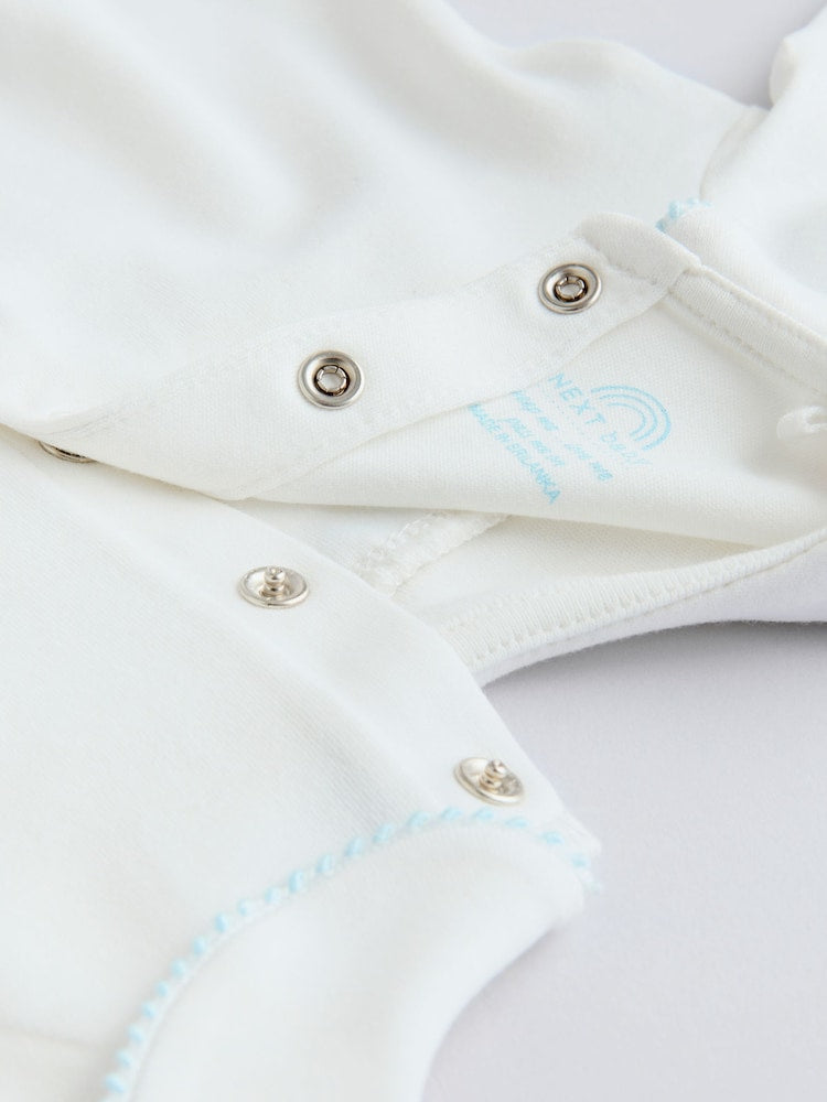 |BabyBoy| Conjunto De 3 Peças De Jaqueta, Body e Leggings De Malha Blue Bear Baby (0 meses a 2 anos)