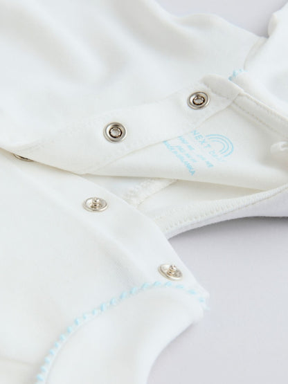 |BabyBoy| Conjunto De 3 Peças De Jaqueta, Body e Leggings De Malha Blue Bear Baby (0 meses a 2 anos)