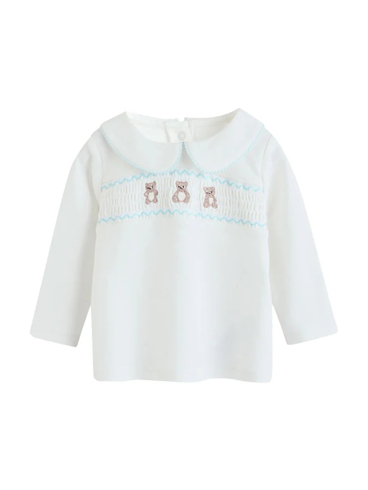 |BabyBoy| Conjunto De 3 Peças De Jaqueta, Body e Leggings De Malha Blue Bear Baby (0 meses a 2 anos)