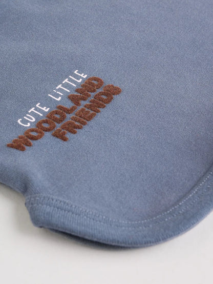 |BabyBoy| Conjunto De 2 Peças De Blusa e Leggings Blue Woodland Baby (0 meses a 3 anos)