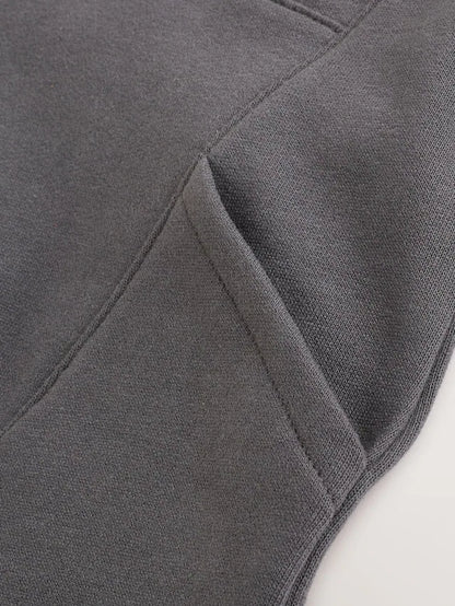 |BabyBoy| Macacão De Moletom Com Capuz Preto/Branco Para Bebê (0 meses a 3 anos)