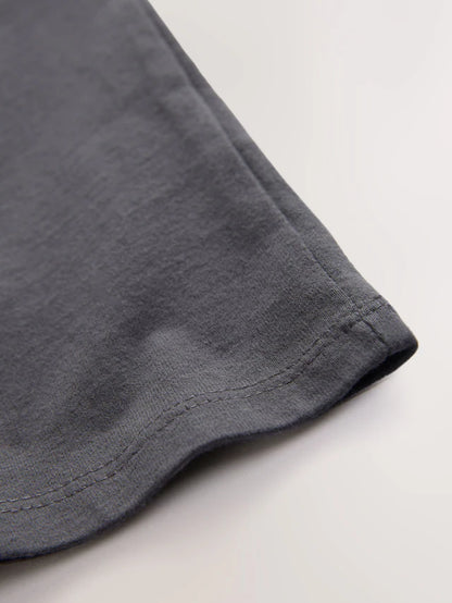 |BigBoy| Camiseta Cinza The Beatles Com Licença Grande 100% Algodão (3 a 16 anos)