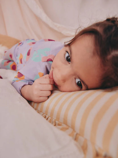 |Girl| Pijama De Abóbora Roxa Com Estampa De Abóbora, Pacote Com 3 (9 meses a 10 anos)