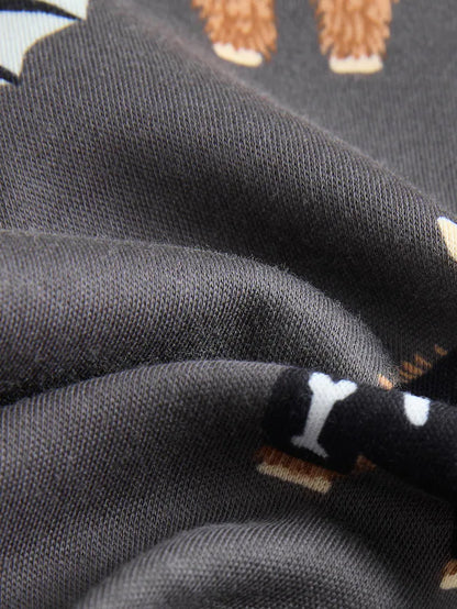 |Girl| Pijama De Halloween Com Estampa Hamish Para Gostosuras Ou Travessuras (9 meses a 12 anos)