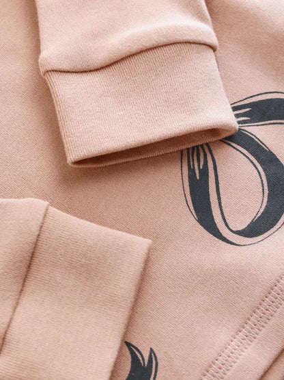 |Girl| Pacote Com 3 Pijamas Aconchegantes Com Estampa De Laço Cru/Marrom (9 meses a 12 anos)