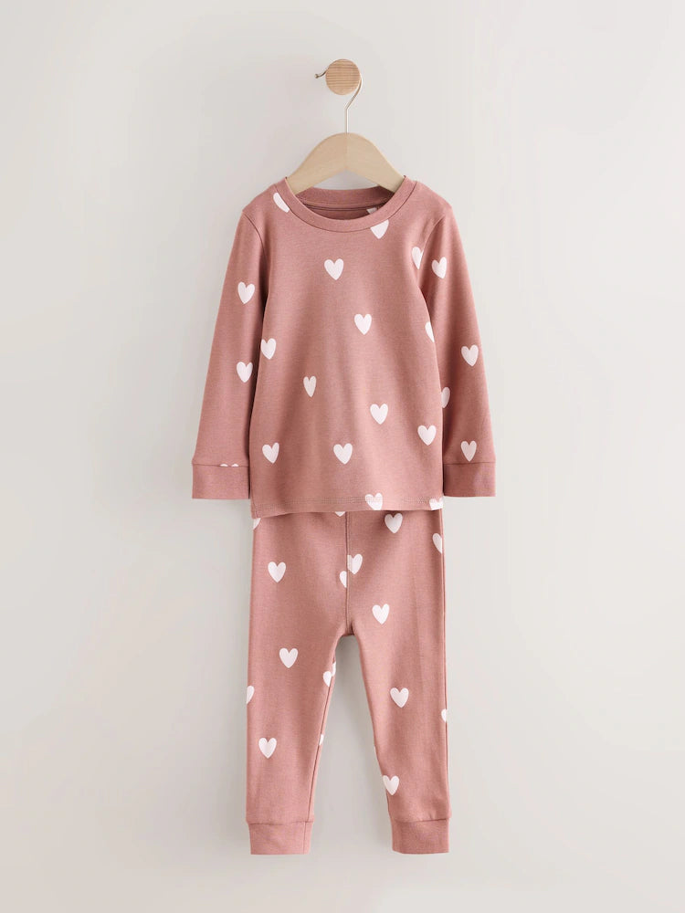 |Girl| Pacote Com 3 Pijamas Aconchegantes Com Estampa De Laço Cru/Marrom (9 meses a 12 anos)
