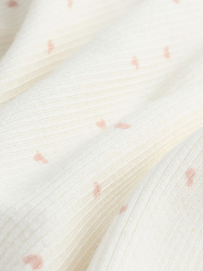 |BabyGirl| Macacão De Malha Rosa Para Bebê (0 meses a 2 anos)