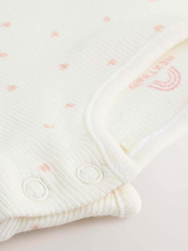 |BabyGirl| Macacão De Malha Rosa Para Bebê (0 meses a 2 anos)