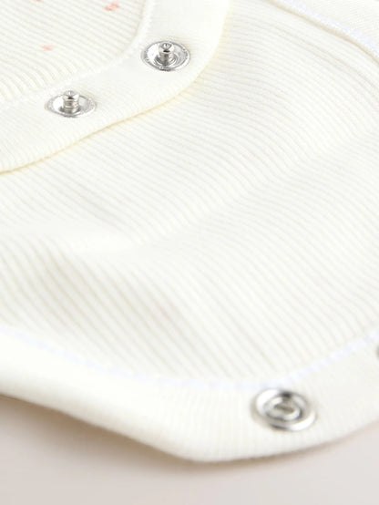 |BabyGirl| Macacão De Malha Rosa Para Bebê (0 meses a 2 anos)