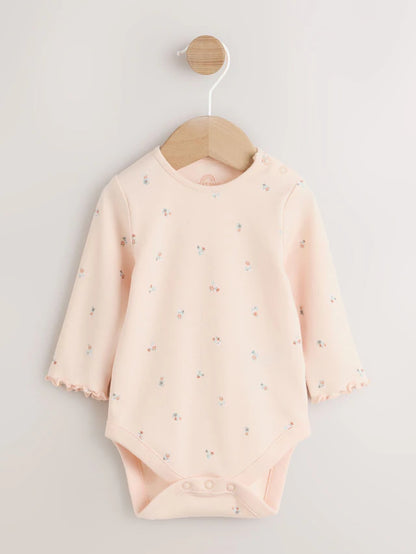 |BabyGirl| Conjunto De 2 Peças De Macacão e Calça De Veludo Com Estampa Verde Sálvia Para bebê (0 meses a 2 anos)