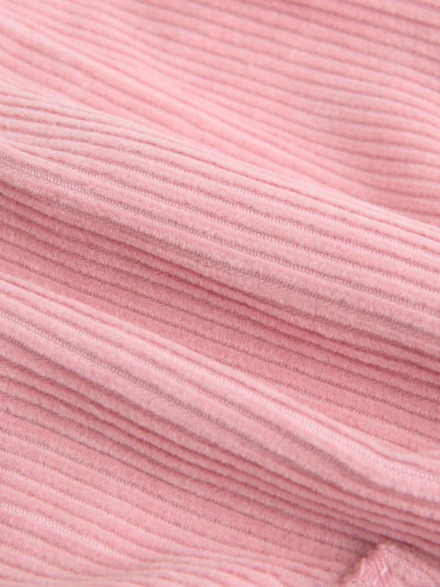 |BabyGirl| Vestido De Avental e Body De Manga Comprida Pink Fairy Baby, Conjunto De 2 peças (0 meses a 2 anos)