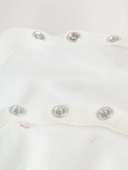 |BabyGirl| Vestido De Avental e Body De Manga Comprida Pink Fairy Baby, Conjunto De 2 peças (0 meses a 2 anos)