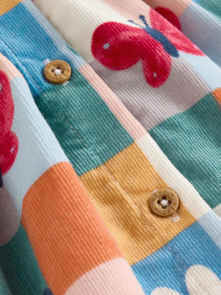 |BabyGirl| Vestido De Bebê Xadrez Vermelho/Azul Com Cordão e Meia-Calça, Conjunto de 2 peças (0 meses a 2 anos)