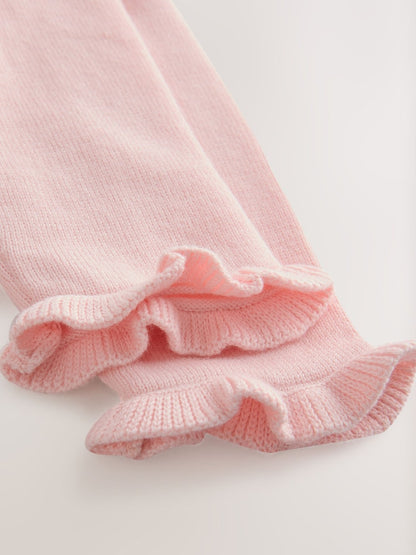 |BabyGirl| Vestido De Tricô Two for Baby Pink Bunny (0 meses a 2 anos)