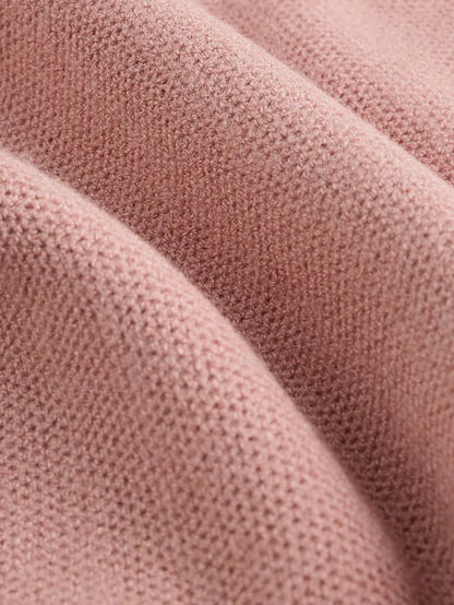 |BabyGirl| Conjunto De 2 Peças De Suéter e Leggings De Tricô Rosa Para Bebê (0 meses a 2 anos)