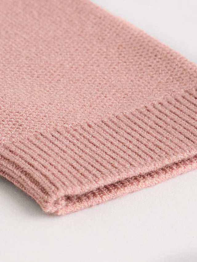 |BabyGirl| Conjunto De 2 Peças De Suéter e Leggings De Tricô Rosa Para Bebê (0 meses a 2 anos)