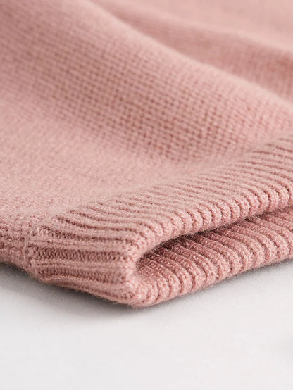 |BabyGirl| Conjunto De 2 Peças De Suéter e Leggings De Tricô Rosa Para Bebê (0 meses a 2 anos)