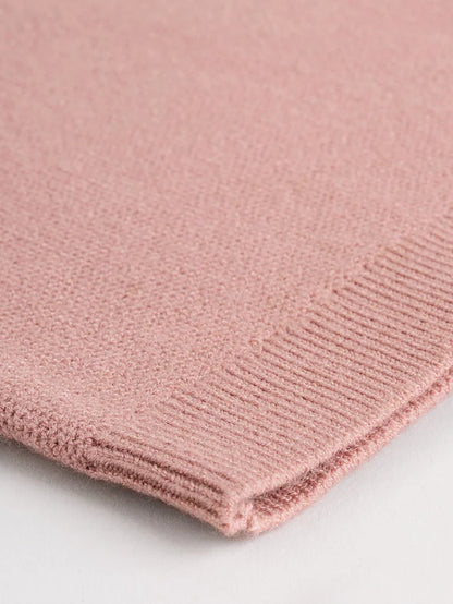 |BabyGirl| Conjunto De 2 Peças De Suéter e Leggings De Tricô Rosa Para Bebê (0 meses a 2 anos)