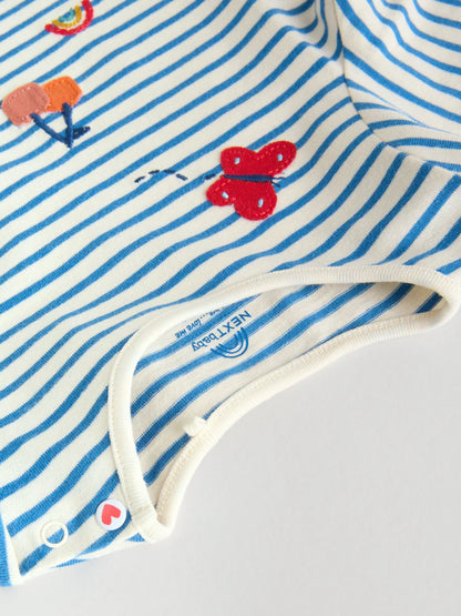 |BabyGirl| Conjunto De Blusa e Leggings De Manga Comprida Vermelho/Azul/Creme, 6 Peças (0 meses a 3 anos)