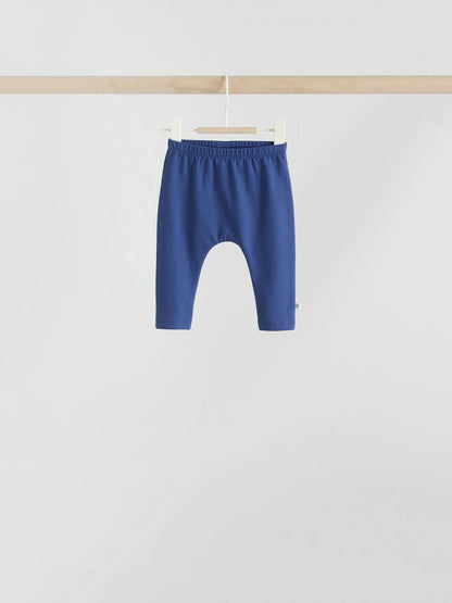 |BabyGirl| Conjunto De Blusa e Leggings De Manga Comprida Vermelho/Azul/Creme, 6 Peças (0 meses a 3 anos)