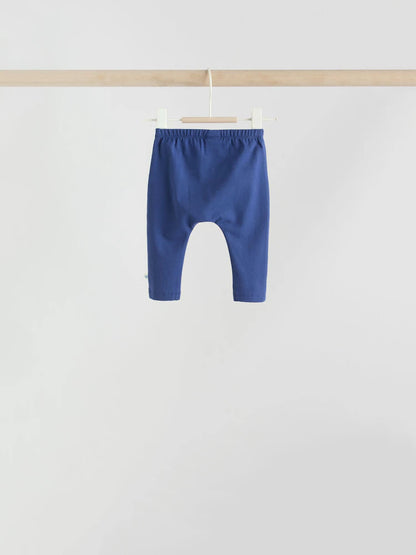 |BabyGirl| Conjunto De Blusa e Leggings De Manga Comprida Vermelho/Azul/Creme, 6 Peças (0 meses a 3 anos)