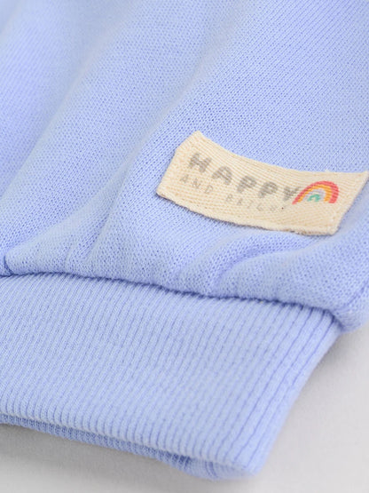 |BabyGirl| Conjunto De 6 Peças De Moletom e Calça De Moletom Roxo/Rosa/Azul Para Bebê (0 meses a 2 anos)