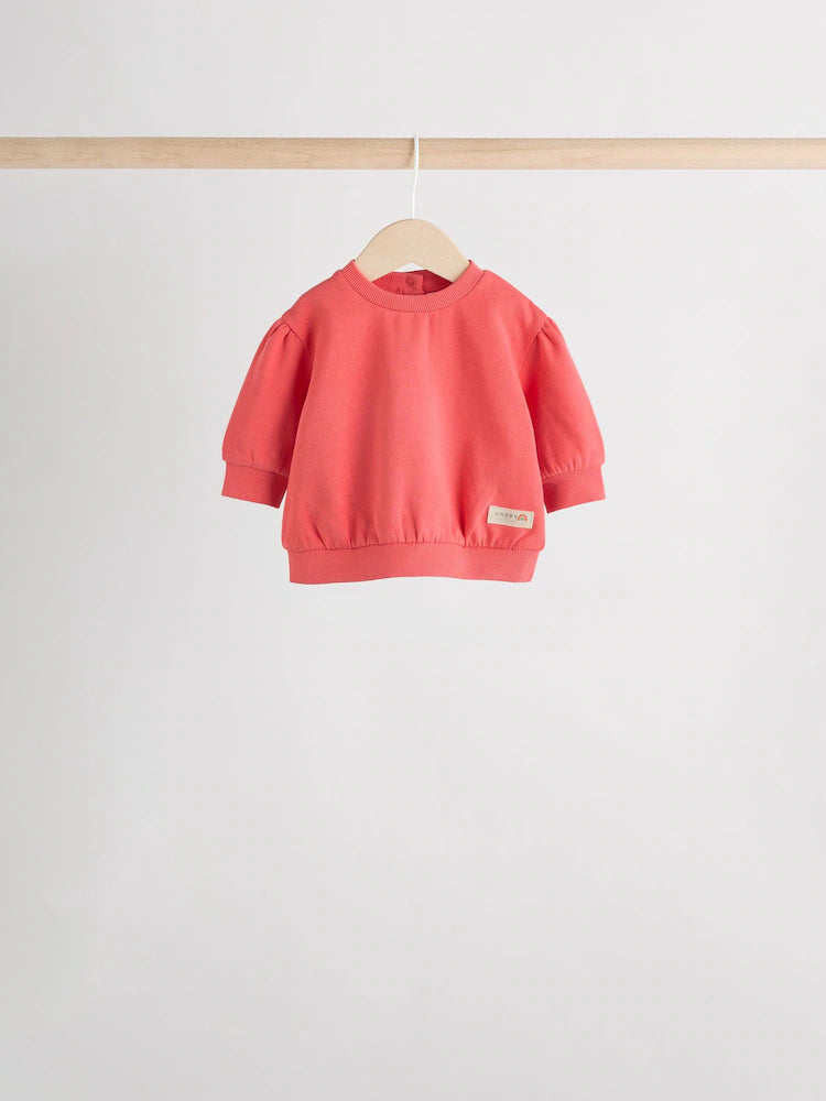 |BabyGirl| Conjunto De 6 Peças De Moletom e Calça De Moletom Roxo/Rosa/Azul Para Bebê (0 meses a 2 anos)