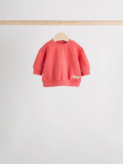 |BabyGirl| Conjunto De 6 Peças De Moletom e Calça De Moletom Roxo/Rosa/Azul Para Bebê (0 meses a 2 anos)