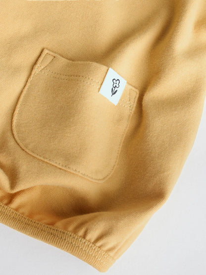 |BabyGirl| Conjunto De Blusa e Leggings De Manga Comprida Xadrez Amarelo/Azul Para Bebê, 2 peças (0 meses a 2 anos)