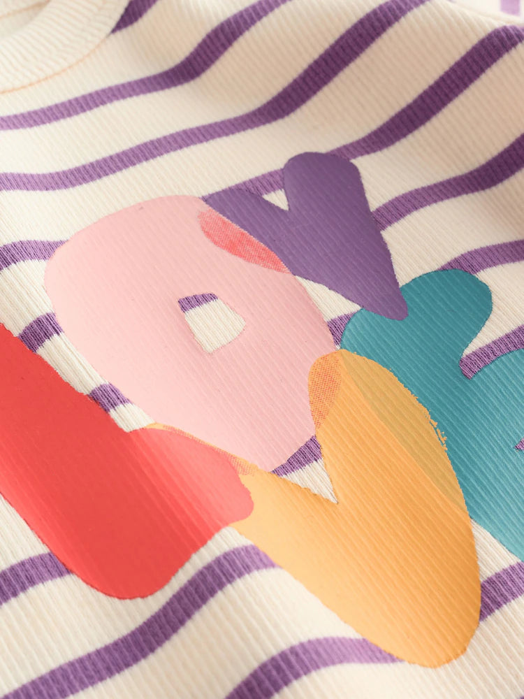 |BabyGirl| Conjunto De Blusa e Leggings De Manga Comprida Para Bebês, 2 Peças (0 meses a 2 anos)