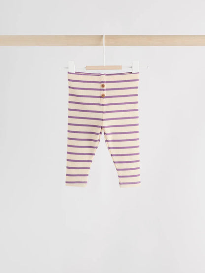 |BabyGirl| Conjunto De Blusa e Leggings De Manga Comprida Para Bebês, 2 Peças (0 meses a 2 anos)